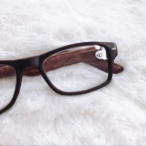 Hugo Light Wood Black Reading Glasses - Picture 4 of 9